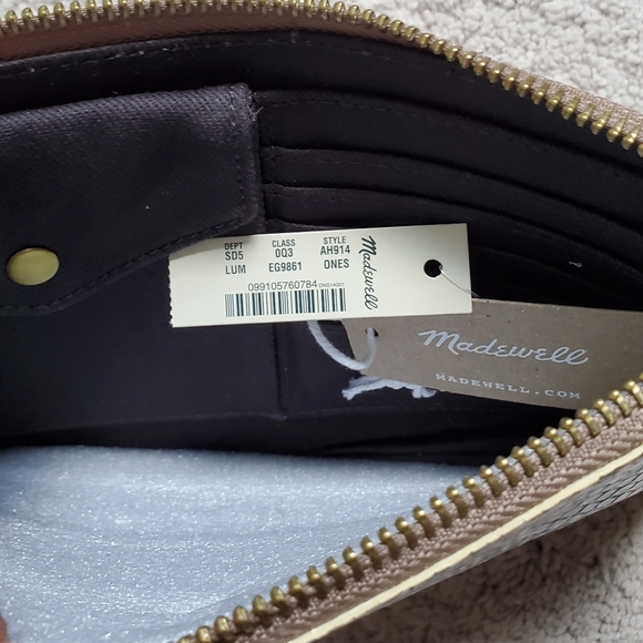 Madewell Medium Leather Pouch Clutch